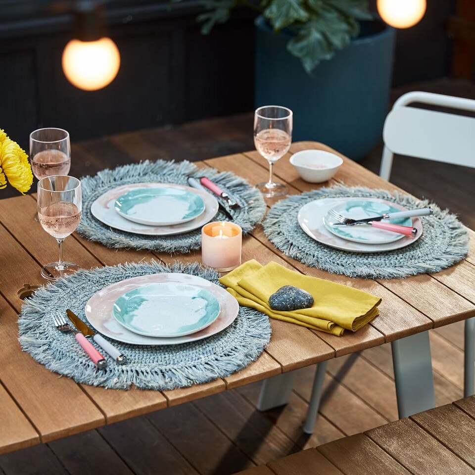 Woven Rattan Placemat west elm United Kingdom